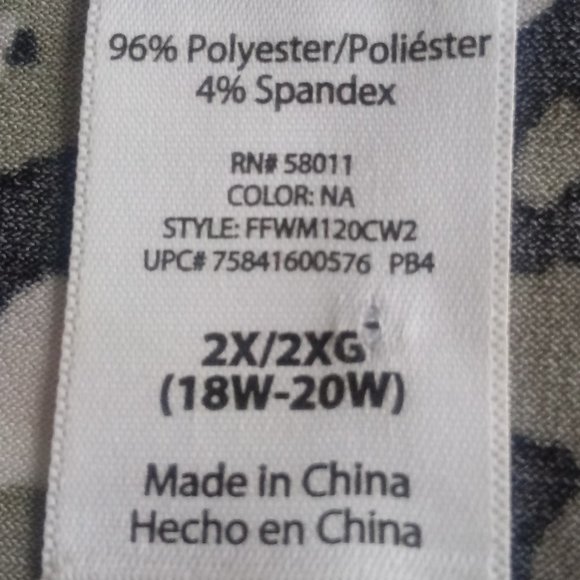 Leopard Print Blouse w/ Draped Neck & Lined Front - Picture 8 of 10